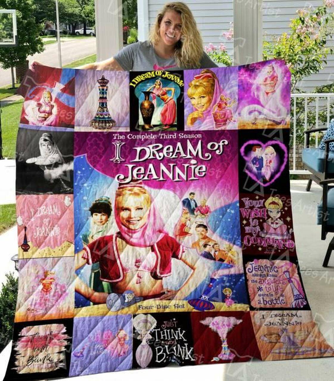 I Dream Of Jeannie Quilt Blanket M100607 Quilt and Home Decor