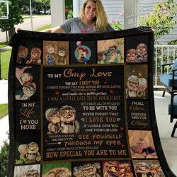 I Found The One Whom My Soul Loves Carl And Ellie Bt Quilt and Home Decor