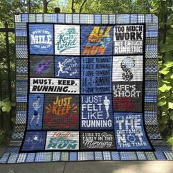 I Gotta Run Cl16100224Mdq Quilt Blanket and Home Decor