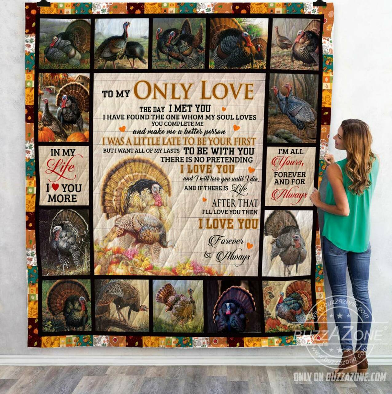 I Have Found The One Whom My Soul Loves Turkey Bt Quilt and Home Decor