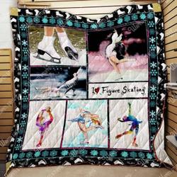 I Love Figure Skating Ee Quilt Inkpot and Home Decor