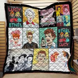 I Love Lucy Blanket Th10072019 Quilt and Home Decor