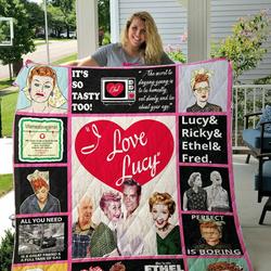 I Love Lucy Quilt Blanket and Home Decor