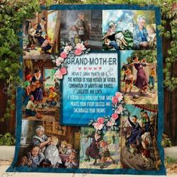 I Love My Grandma Blanket Kc1307 Quilt and Home Decor