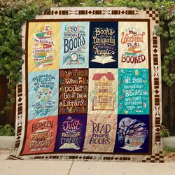 I Love Reading - Quilt and Home Decor