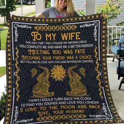 I Love To The Moon And Back Vv Elephant Quilt and Home Decor