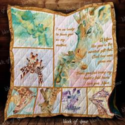 I M So Lucky To Have You As My Mother Blanket Kc1807 Quilt and Home Decor