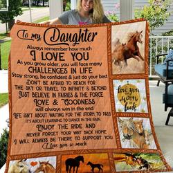 I Will Always Be There To Support You Vv_ Horse Quilt and Home Decor