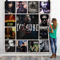 Ice Cube Quilt Blanket For Fans 02 and Home Decor