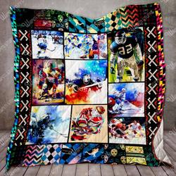 Ice Hockey Quilt and Home Decor
