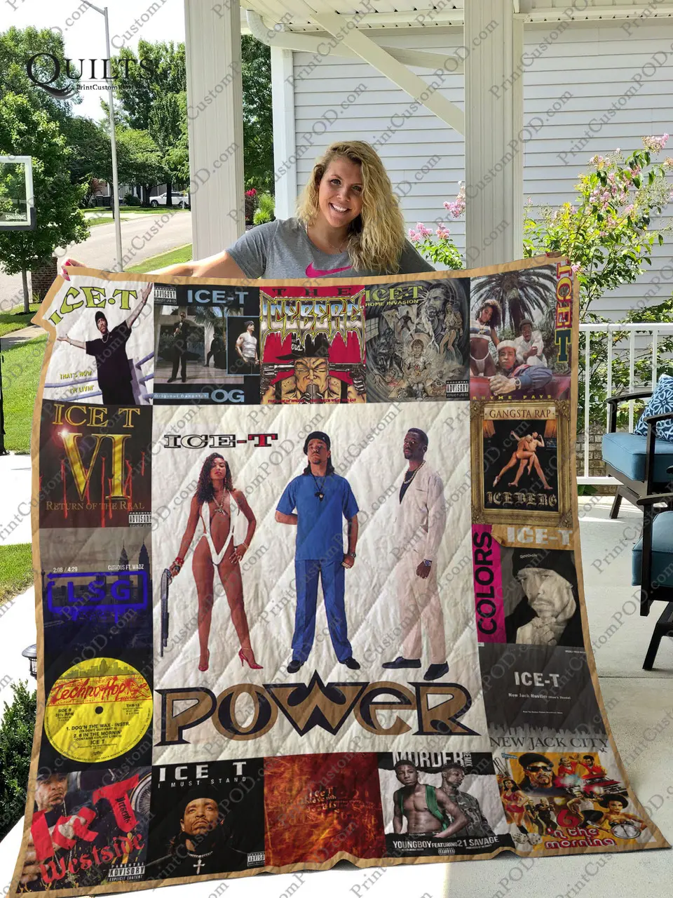 Ice-T Albums Quilt Blanket For Fans Ver 17 and Home Decor