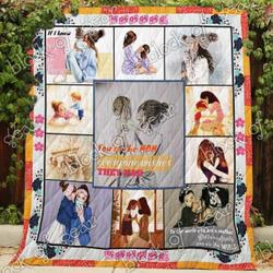 If I Know What Is Love It Is Because Of You Momma Blanket Kc1707 Quilt and Home Decor