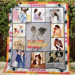 If I Know What Is Love It Is Because Of You Momma Quilt Lmn and Home Decor