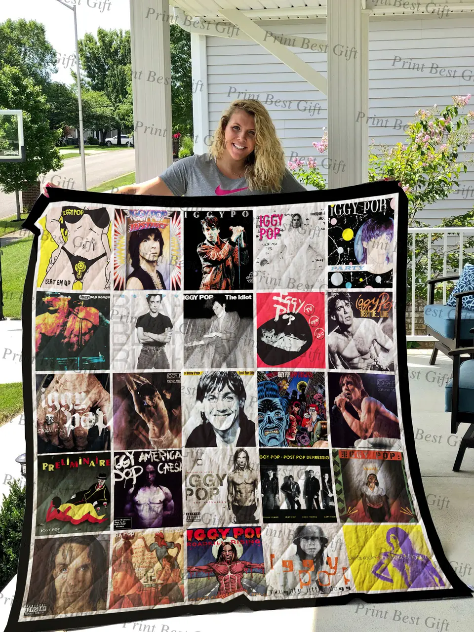 Iggy Pop Albums Cover Poster Quilt 2 and Home Decor