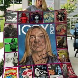 Iggy Pop Quilt Blanket Hvt060624  Quilt and Home Decor