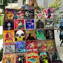 Iggy Pop Quilt Blanket Hvt300518  Quilt and Home Decor