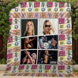 Iggy Pop Quilt V1 and Home Decor