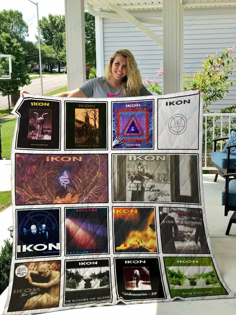 Ikon Quilt Blanket and Home Decor