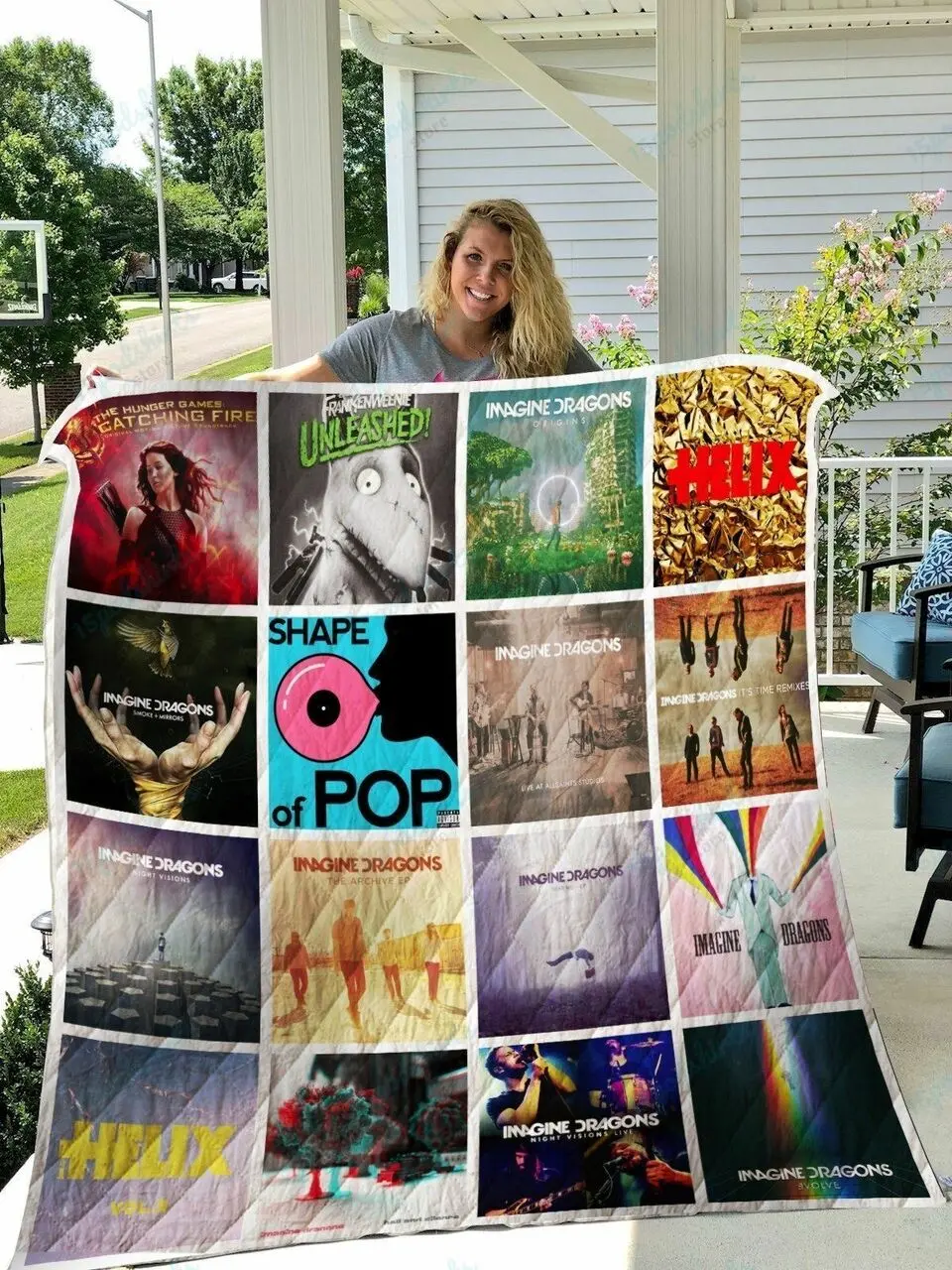 Imagine Dragons Quilt Blanket 0274 and Home Decor