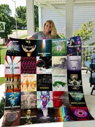 Imagine Dragons Style Three Quilt Blanket and Home Decor