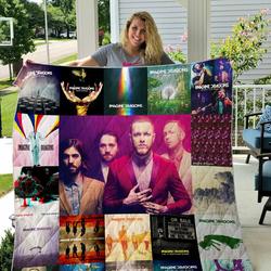 Imagine Dragons Style Two Quilt Blanket and Home Decor
