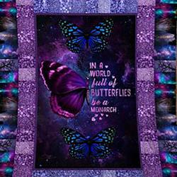 In A World Full Of Butterflies Be A Monarch Quilt Lhx and Home Decor