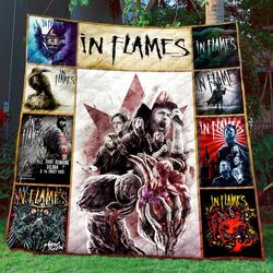 In Flames 1 Quilt Blanket Th1507 and Home Decor