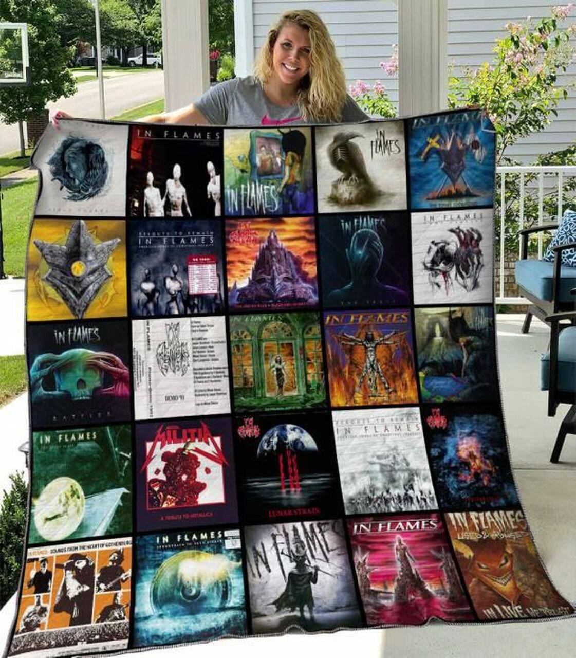 In Flames Quilt Blanket M210513 Quilt and Home Decor