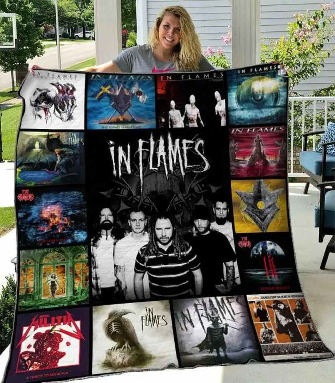 In Flames Quilt Blanket M210514 Quilt and Home Decor