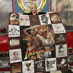 Indiana Jones Quilt Blanket For Fans Ver 17 2 and Home Decor