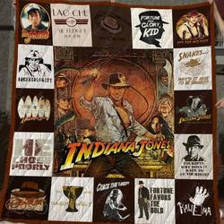 Indiana Jones Quilt Blanket M120642  Quilt and Home Decor