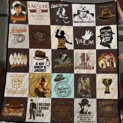 Indiana Jones Quilt Blanket M120643  Quilt and Home Decor