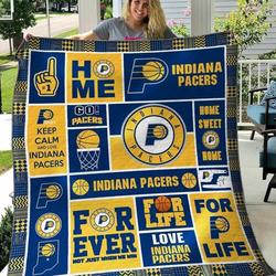 Indiana Pacers Blanket Th0207 Quilt and Home Decor