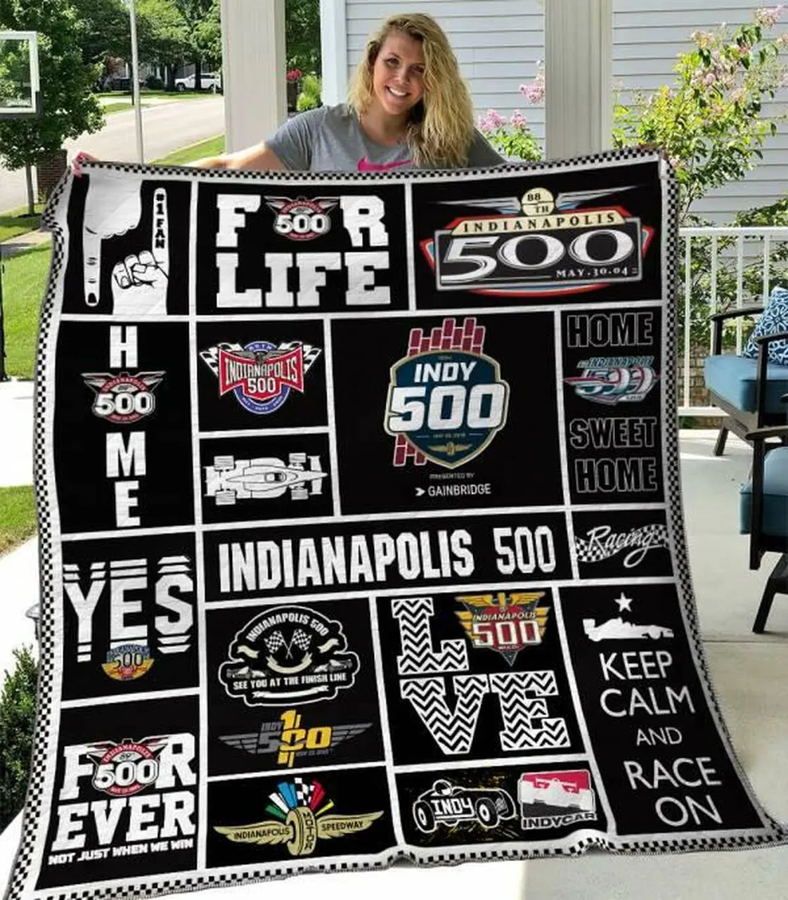 Indianapolis 500 Quilt Blanket B150624 Quilt and Home Decor