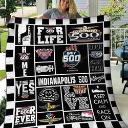 Indianapolis 500 Quilt Blanket Th0107 and Home Decor