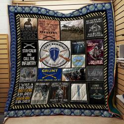Infantry Quilt and Home Decor
