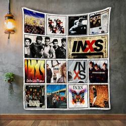 Inxs Album Covers Quilt Blanket and Home Decor
