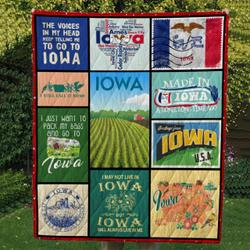 Iowa Cl14100271Mdq Quilt Blanket and Home Decor