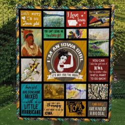 Iowa Girl Cl14100274Mdq Quilt Blanket and Home Decor