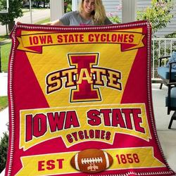 Iowa State Cyclones Quilt Blanket B070618  Quilt and Home Decor