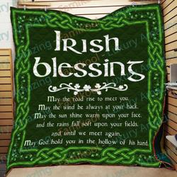 Irish Blessing Quilt and Home Decor