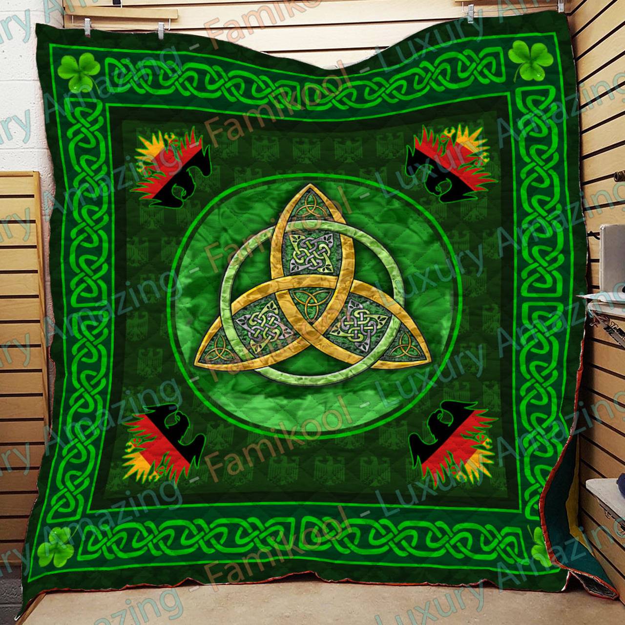 Irish Protection German Quilt and Home Decor