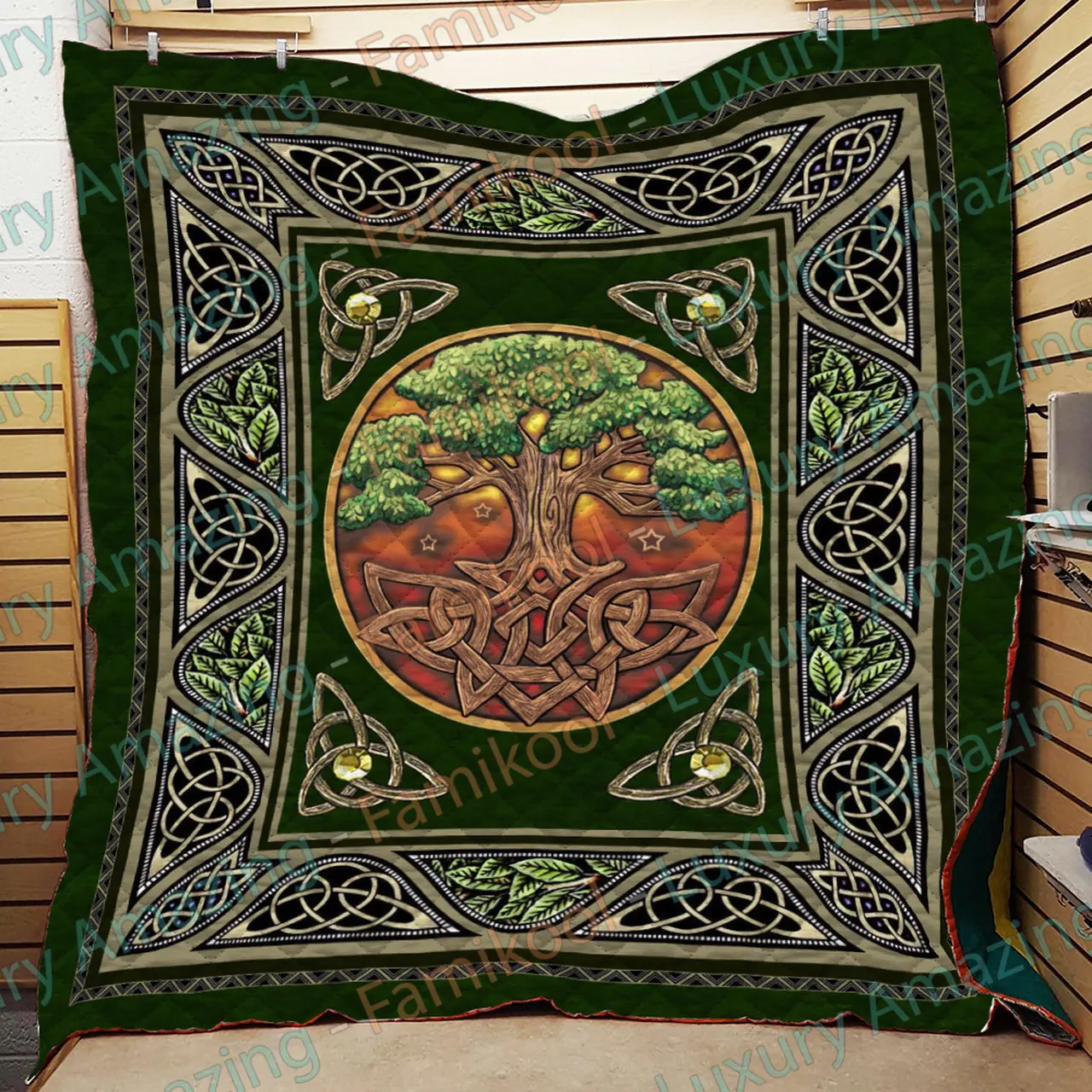 Irish Tree Quilt and Home Decor