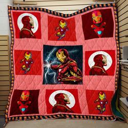 Iron Man Marvel Avengers Quilt V2 and Home Decor