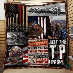 Ironworker Planket Quilt Pba and Home Decor