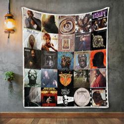 Isaac Hayes Album Covers Quilt Blanket and Home Decor