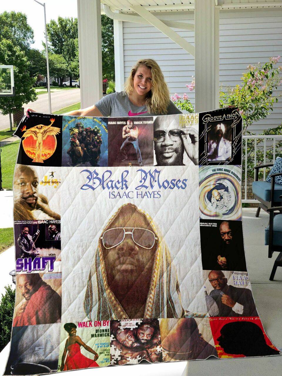Isaac Hayes Albums Quilt Blanket For Fans Ver 17 and Home Decor