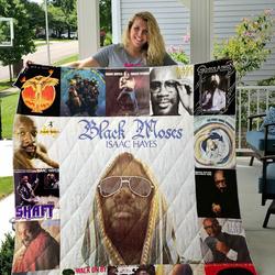 Isaac Hayes Albums Quilt Blanket For Fans Ver 17 and Home Decor