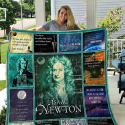 Isaac Newton Quilt Blanket 01 and Home Decor