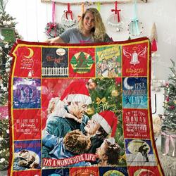It S A Wonderful Life Quilt Blanket 02164 and Home Decor